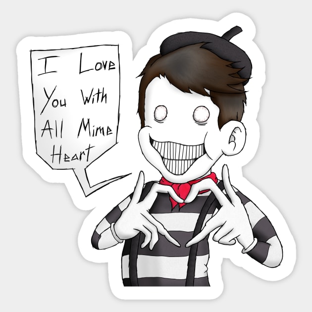 Mime Sticker by TheDoodleDream